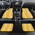 Puakenikeni and Maile Lei Car Mats Gold Double Strand Lei