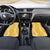 Puakenikeni and Maile Lei Car Mats Gold Double Strand Lei