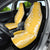 Puakenikeni and Maile Lei Car Seat Cover Gold Double Strand Lei