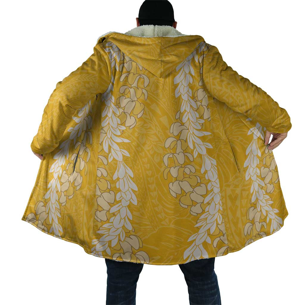 Puakenikeni and Maile Lei Cloak Gold Double Strand Lei - Polynesian Pride