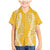 Puakenikeni and Maile Lei Family Matching Mermaid Dress and Hawaiian Shirt Gold Double Strand Lei