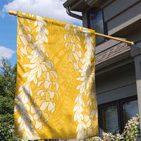 Puakenikeni and Maile Lei Garden Flag Gold Double Strand Lei LT9 - Polynesian Pride