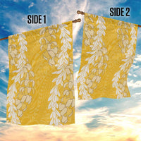 Puakenikeni and Maile Lei Garden Flag Gold Double Strand Lei LT9 - Polynesian Pride