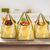 Puakenikeni and Maile Lei Grocery Bag Gold Double Strand Lei