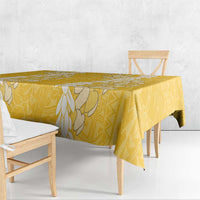 Puakenikeni and Maile Lei Tablecloth Gold Double Strand Lei