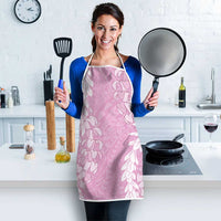 Puakenikeni and Maile Lei Apron Pink Double Strand Lei - Polynesian Pride