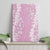 Puakenikeni and Maile Lei Canvas Wall Art Pink Double Strand Lei
