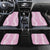 Puakenikeni and Maile Lei Car Mats Pink Double Strand Lei
