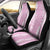 Puakenikeni and Maile Lei Car Seat Cover Pink Double Strand Lei