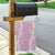 Puakenikeni and Maile Lei Garden Flag Pink Double Strand Lei