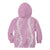 Puakenikeni and Maile Lei Kid Hoodie Pink Double Strand Lei