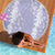 Puakenikeni and Maile Lei Beach Blanket Purple Double Strand Lei