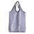 Puakenikeni and Maile Lei Grocery Bag Purple Double Strand Lei