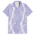 Puakenikeni and Maile Lei Hawaiian Shirt Purple Double Strand Lei