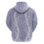 Puakenikeni and Maile Lei Hoodie Purple Double Strand Lei