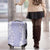 Puakenikeni and Maile Lei Luggage Cover Purple Double Strand Lei