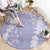 Puakenikeni and Maile Lei Round Carpet Purple Double Strand Lei