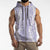 Puakenikeni and Maile Lei Sleeveless Zip Hoodie Purple Double Strand Lei - Polynesian Pride