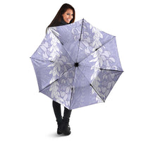 Puakenikeni and Maile Lei Umbrella Purple Double Strand Lei - Polynesian Pride