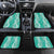 Puakenikeni and Maile Lei Car Mats Sage Green Double Strand Lei