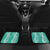 Puakenikeni and Maile Lei Car Mats Sage Green Double Strand Lei