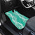 Puakenikeni and Maile Lei Car Mats Sage Green Double Strand Lei