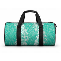 Puakenikeni and Maile Lei Duffle Bag Sage Green Double Strand Lei LT9 One size Sage Green - Polynesian Pride