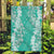 Puakenikeni and Maile Lei Garden Flag Sage Green Double Strand Lei