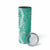 Puakenikeni and Maile Lei Skinny Tumbler Sage Green Double Strand Lei