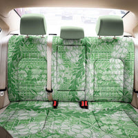 Green Puakenikeni and Maile Lei Back Car Seat Cover Hawaiian Style Tribal Tapa Double Strand Lei LT9 - Polynesian Pride
