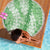 Green Puakenikeni and Maile Lei Beach Blanket Hawaiian Style Tribal Tapa Double Strand Lei