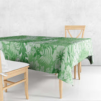 Green Puakenikeni and Maile Lei Tablecloth Hawaiian Style Tribal Tapa Double Strand Lei