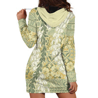 Vintage Puakenikeni and Maile Lei Hoodie Dress Hawaiian Style Tribal Tapa Double Strand Lei LT9 - Polynesian Pride