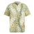 Vintage Puakenikeni and Maile Lei Rugby Jersey Hawaiian Style Tribal Tapa Double Strand Lei