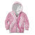 Pink Puakenikeni and Maile Lei Kid Hoodie Hawaiian Style Tribal Tapa Double Strand Lei