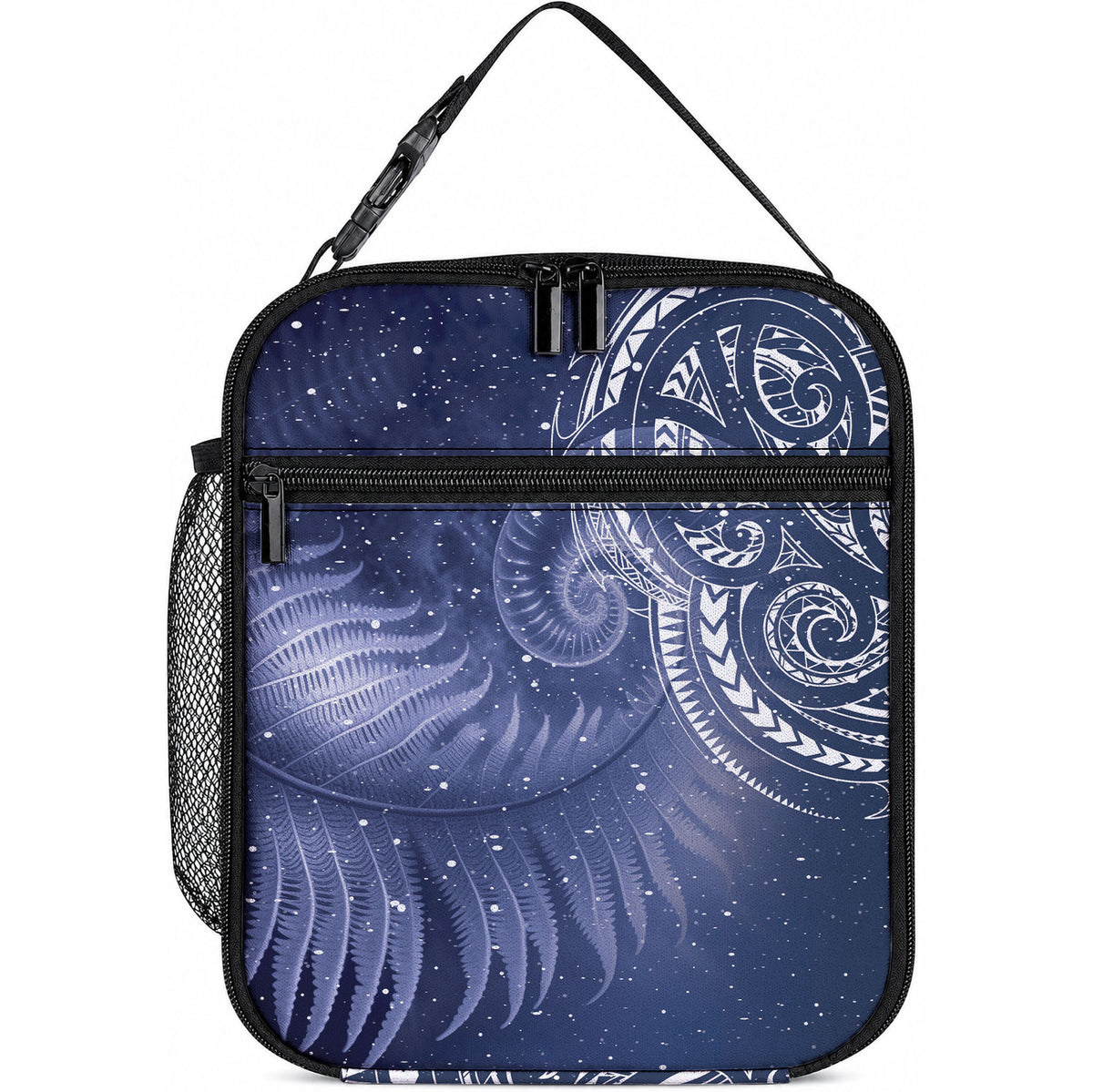New Zealand Galaxy Fern Lunch Bag LT9 10.2 × 8.3 × 4.3 inch Galaxy - Polynesian Pride