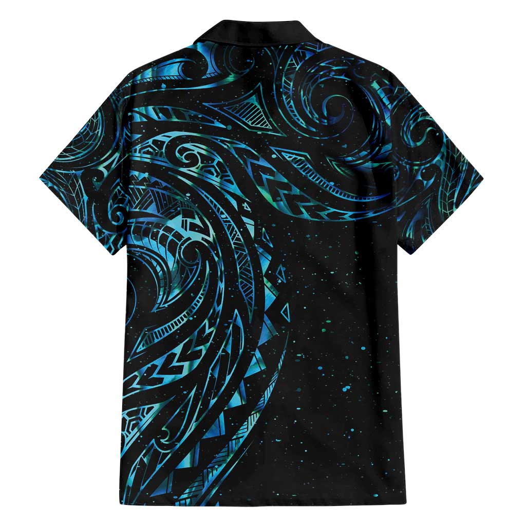 New Zealand Tribal Tattoo Family Matching Short Sleeve Bodycon Dress and Hawaiian Shirt With Matariki Art LT9 - Polynesian Pride