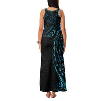 New Zealand Tribal Tattoo Family Matching Tank Maxi Dress and Hawaiian Shirt With Matariki Art LT9 - Polynesian Pride