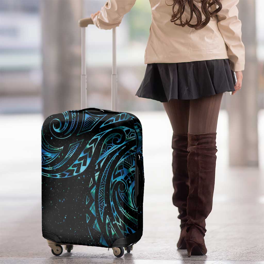 New Zealand Tribal Tattoo Luggage Cover With Matariki Art