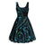 New Zealand Matariki Midi Dress Galaxy Maori Tribal Tattoo - Polynesian Pride