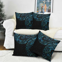 New Zealand Matariki Pillow Cover Galaxy Maori Tribal Tattoo - Polynesian Pride