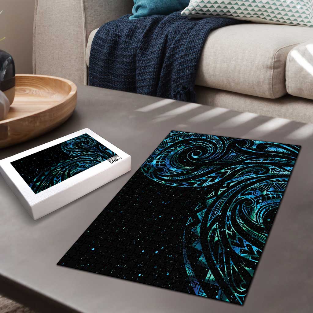 New Zealand Matariki Puzzle Galaxy Maori Tribal Tattoo - Polynesian Pride