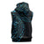 New Zealand Matariki Sleeveless Zip Hoodie Galaxy Maori Tribal Tattoo - Polynesian Pride