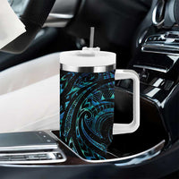 New Zealand Tribal Tattoo Tumbler With Handle With Matariki Art