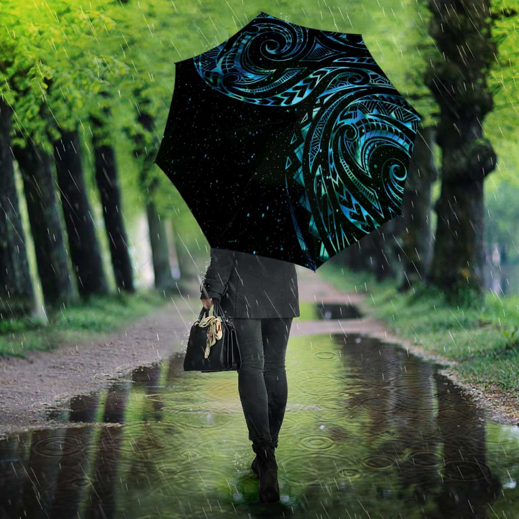 New Zealand Matariki Umbrella Galaxy Maori Tribal Tattoo - Polynesian Pride