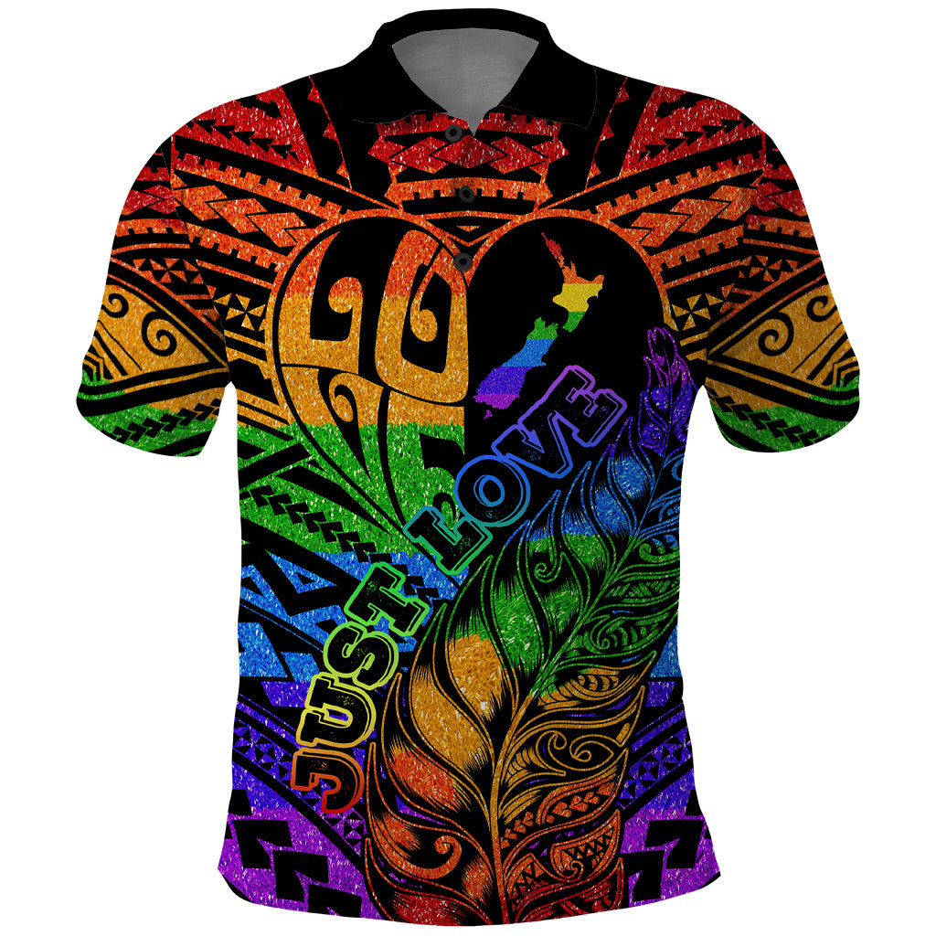 New Zealand LGBT Fern Heart Polo Shirt Dont judge What You Dont Understand LT9 Kid - Polynesian Pride