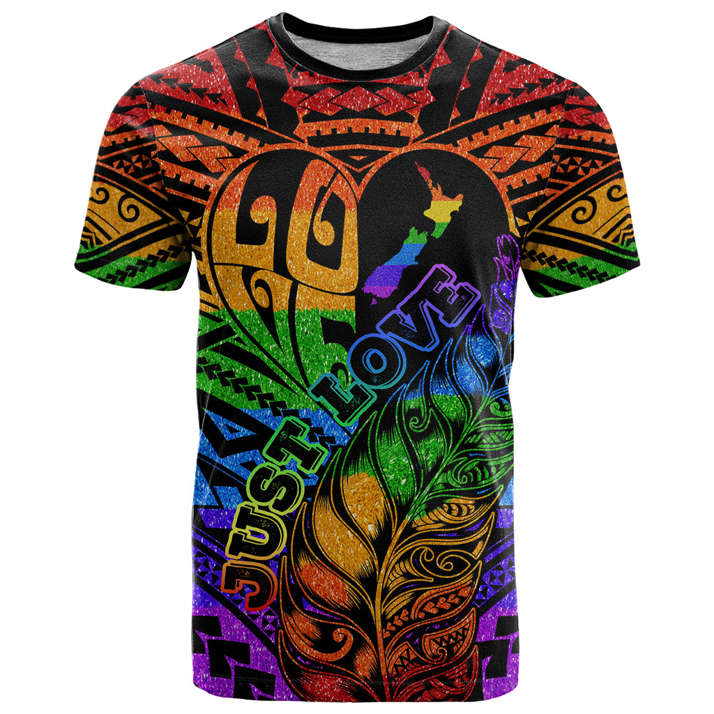 New Zealand LGBT Fern Heart T Shirt Dont judge What You Dont Understand LT9 - Polynesian Pride