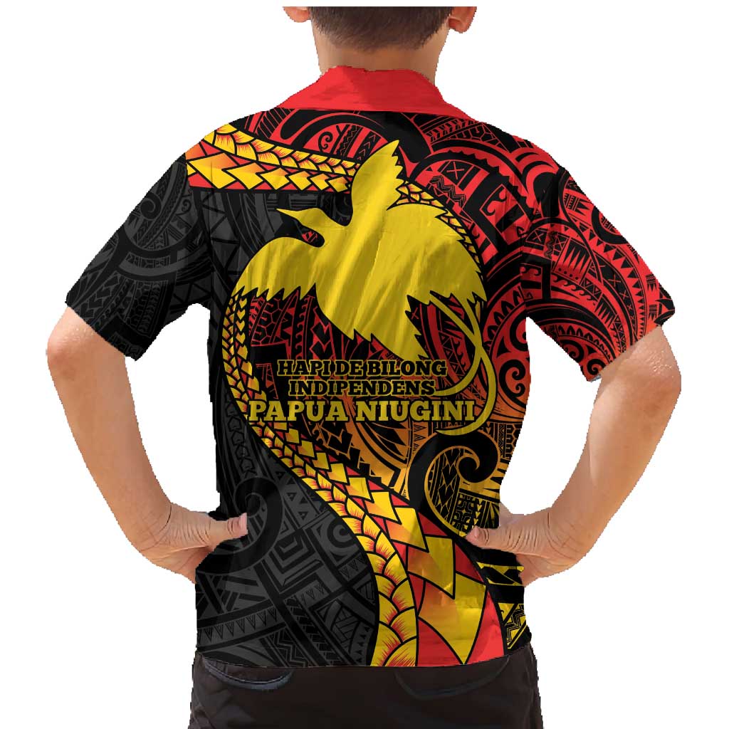 Papua New Guinea Tribal Tattoo Family Matching Mermaid Dress and Hawaiian Shirt 50th Independence Anniversary LT9 - Polynesian Pride