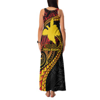 Papua New Guinea Tribal Tattoo Family Matching Tank Maxi Dress and Hawaiian Shirt 50th Independence Anniversary LT9 - Polynesian Pride