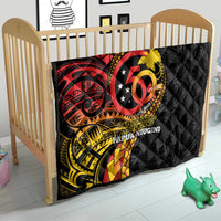 Papua New Guinea Tribal Tattoo Quilt 50th Independence Anniversary